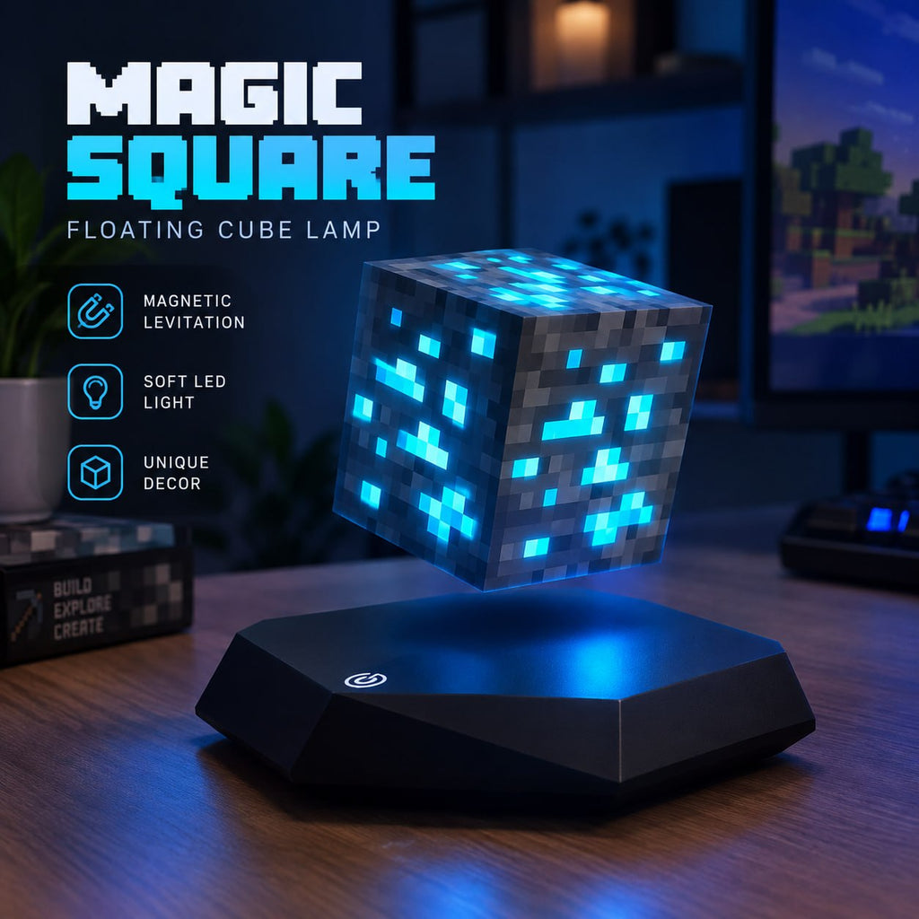 (1 YEAR WARRANTY) Magnetic Levitating Light Cube