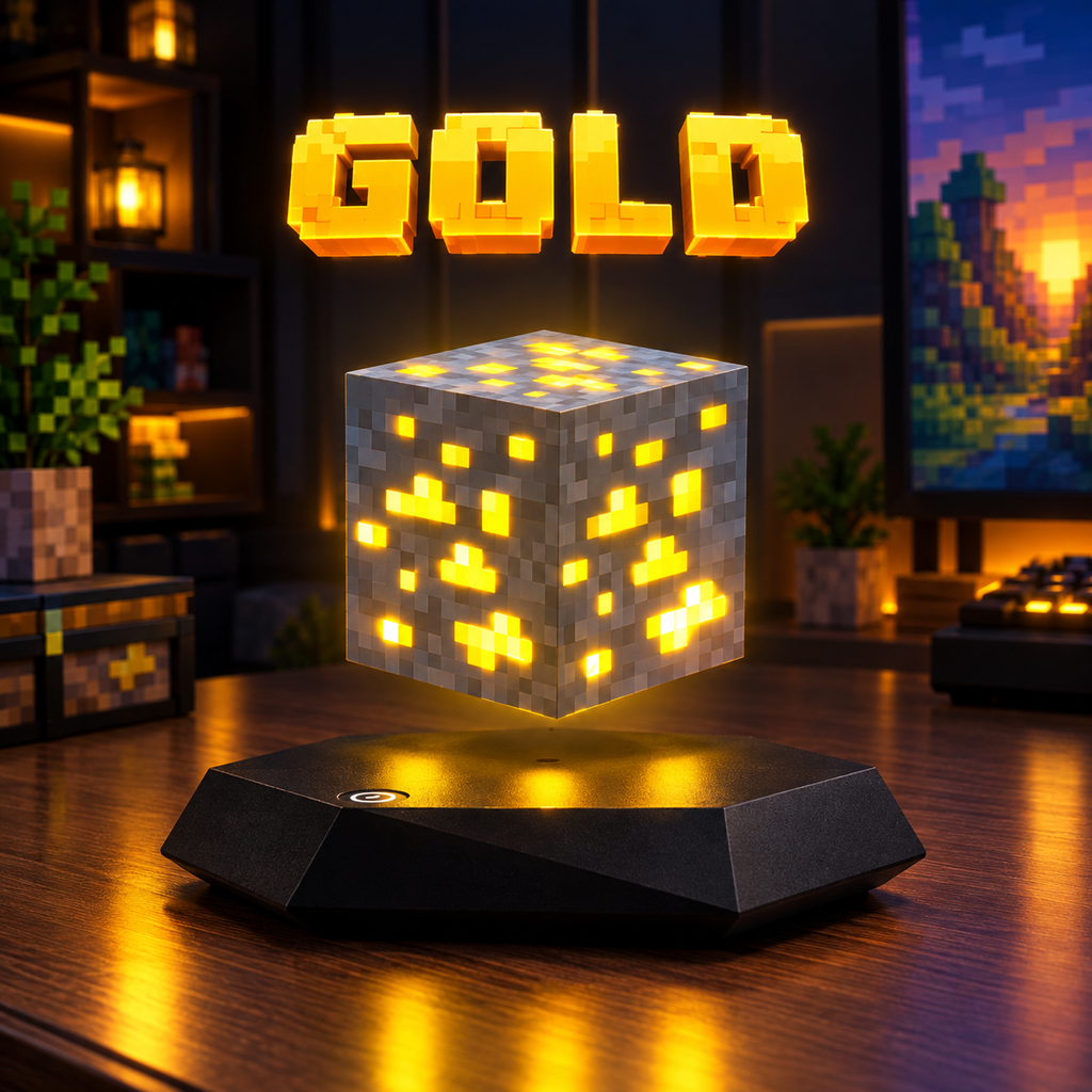 (1 YEAR WARRANTY) Magnetic Levitating Light Cube