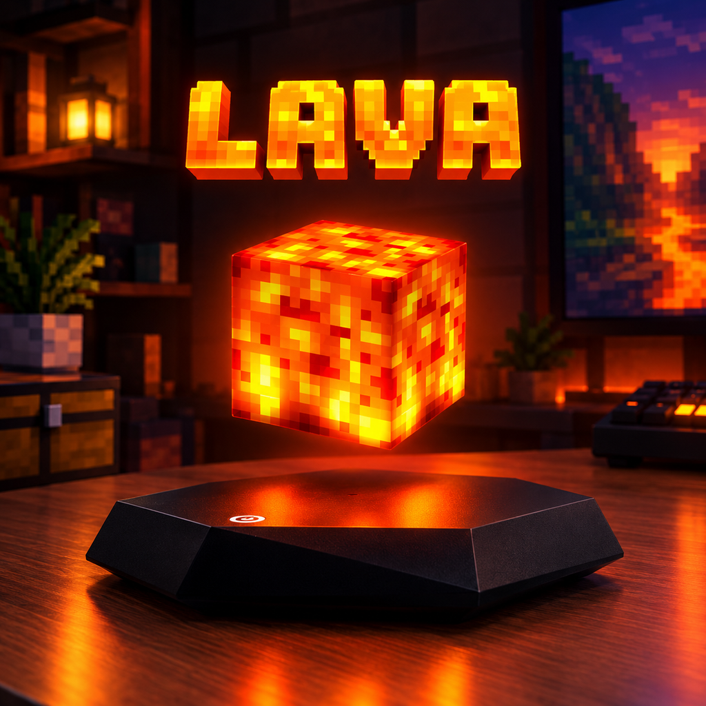 (1 YEAR WARRANTY) Magnetic Levitating Light Cube